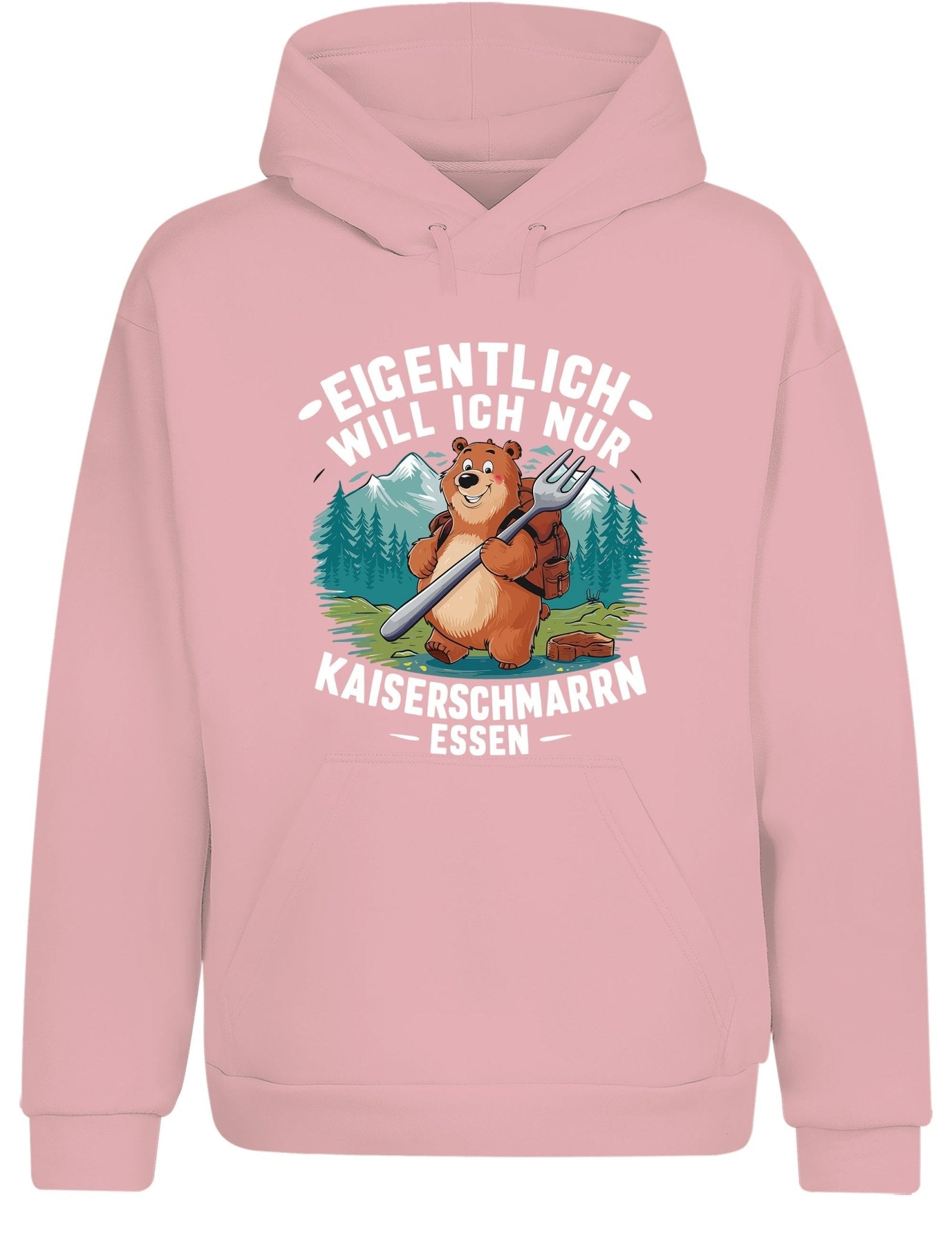 Eigentlich will ich nur Kaiserschmarrn Hoodie Kapuzenpullover Unisex - tshirtladen - Hoodie