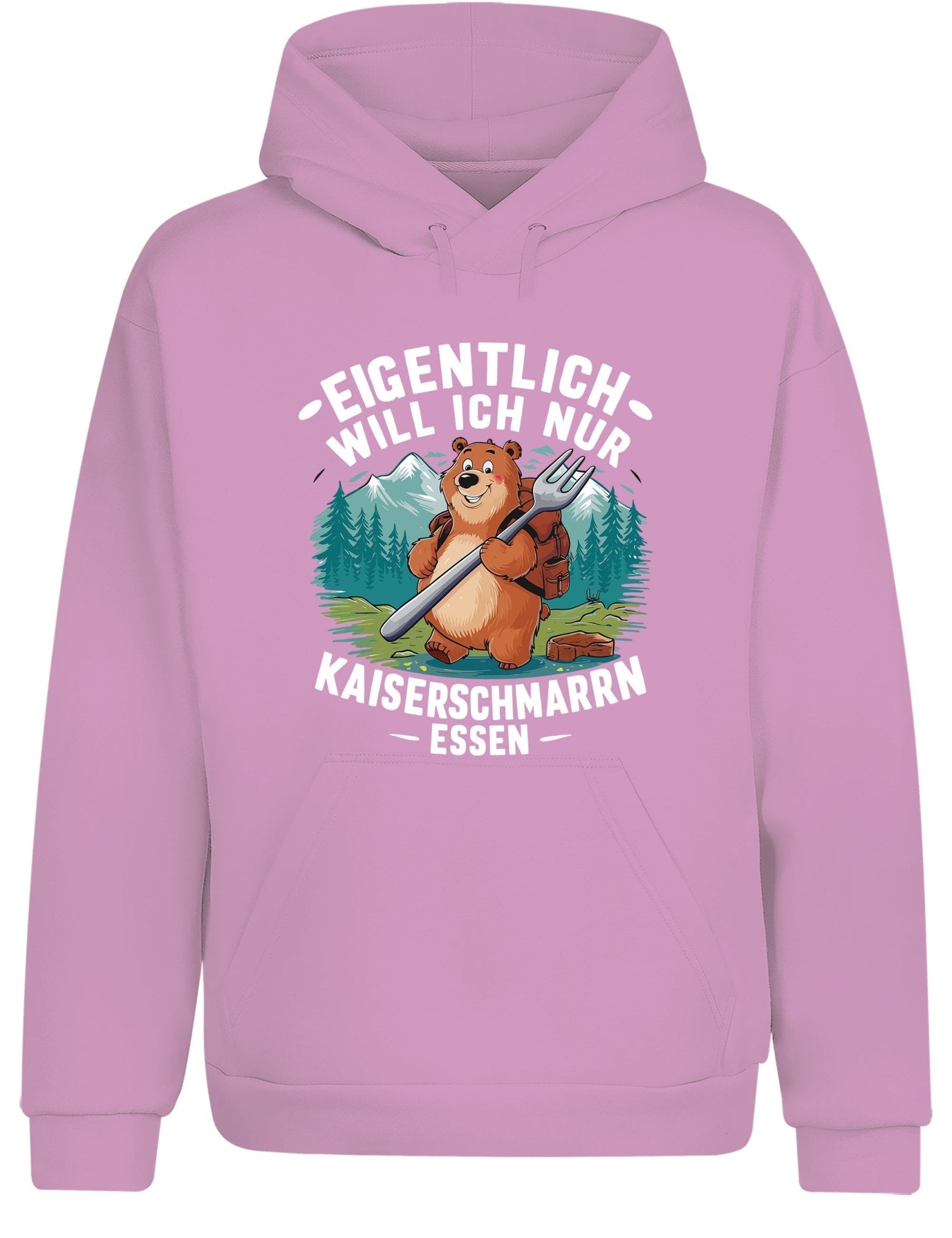 Eigentlich will ich nur Kaiserschmarrn Hoodie Kapuzenpullover Unisex - tshirtladen - Hoodie
