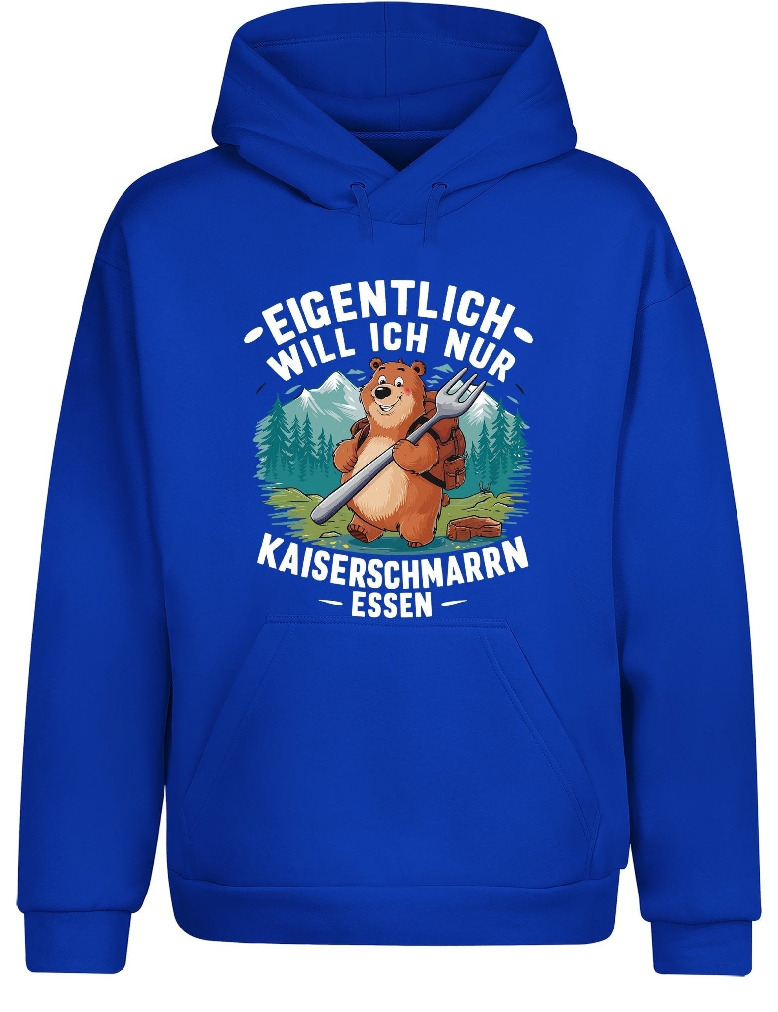 Eigentlich will ich nur Kaiserschmarrn Hoodie Kapuzenpullover Unisex - tshirtladen - Hoodie