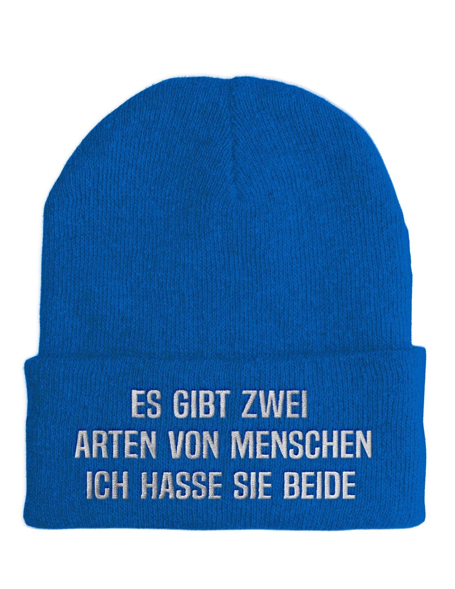 Es gibt zwei Arten von Menschen - Beanie - Mütze mit Spruch - tshirtladen - Mütze