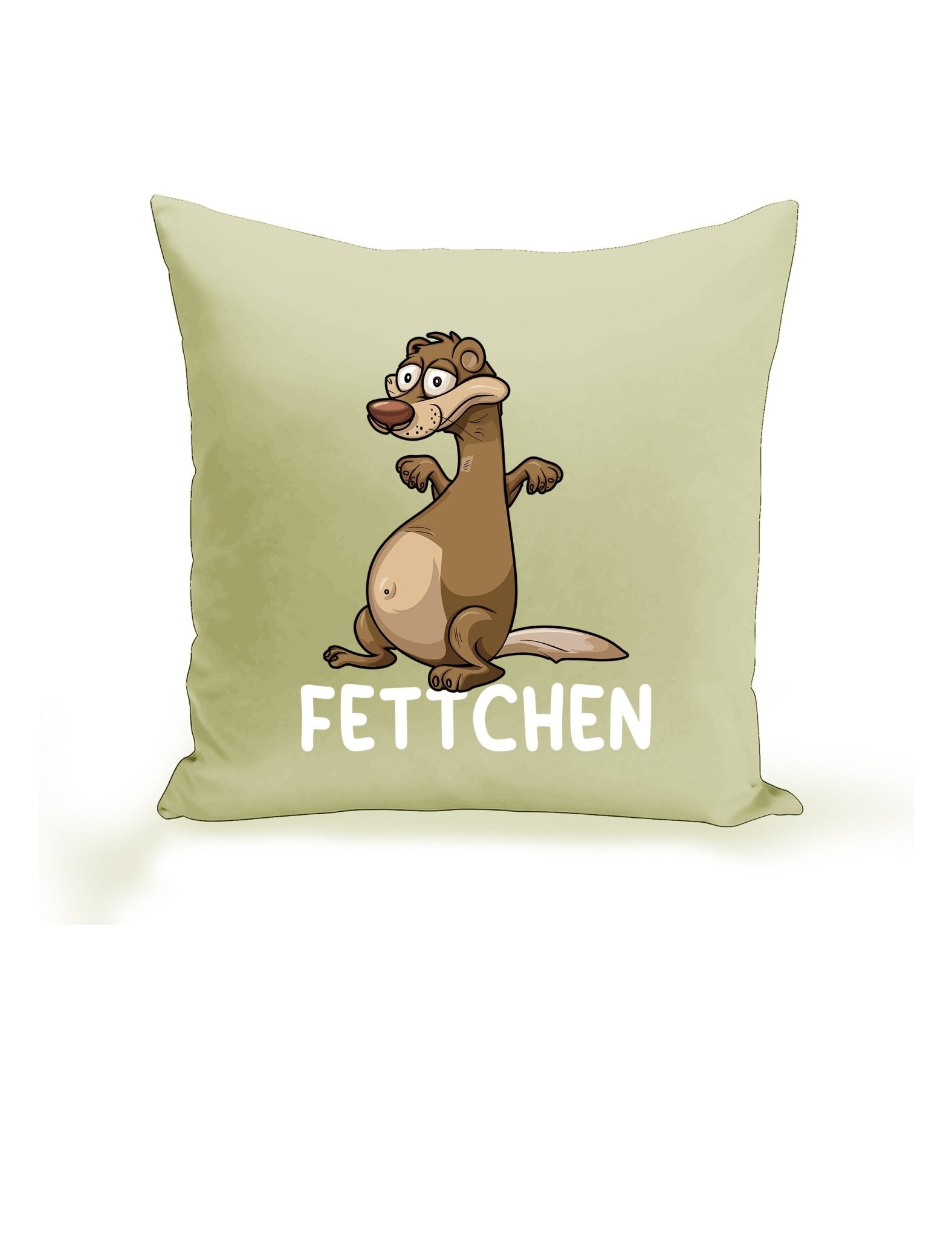 Fettchen – Das freche Statement Kissen - tshirtladen - Kissen