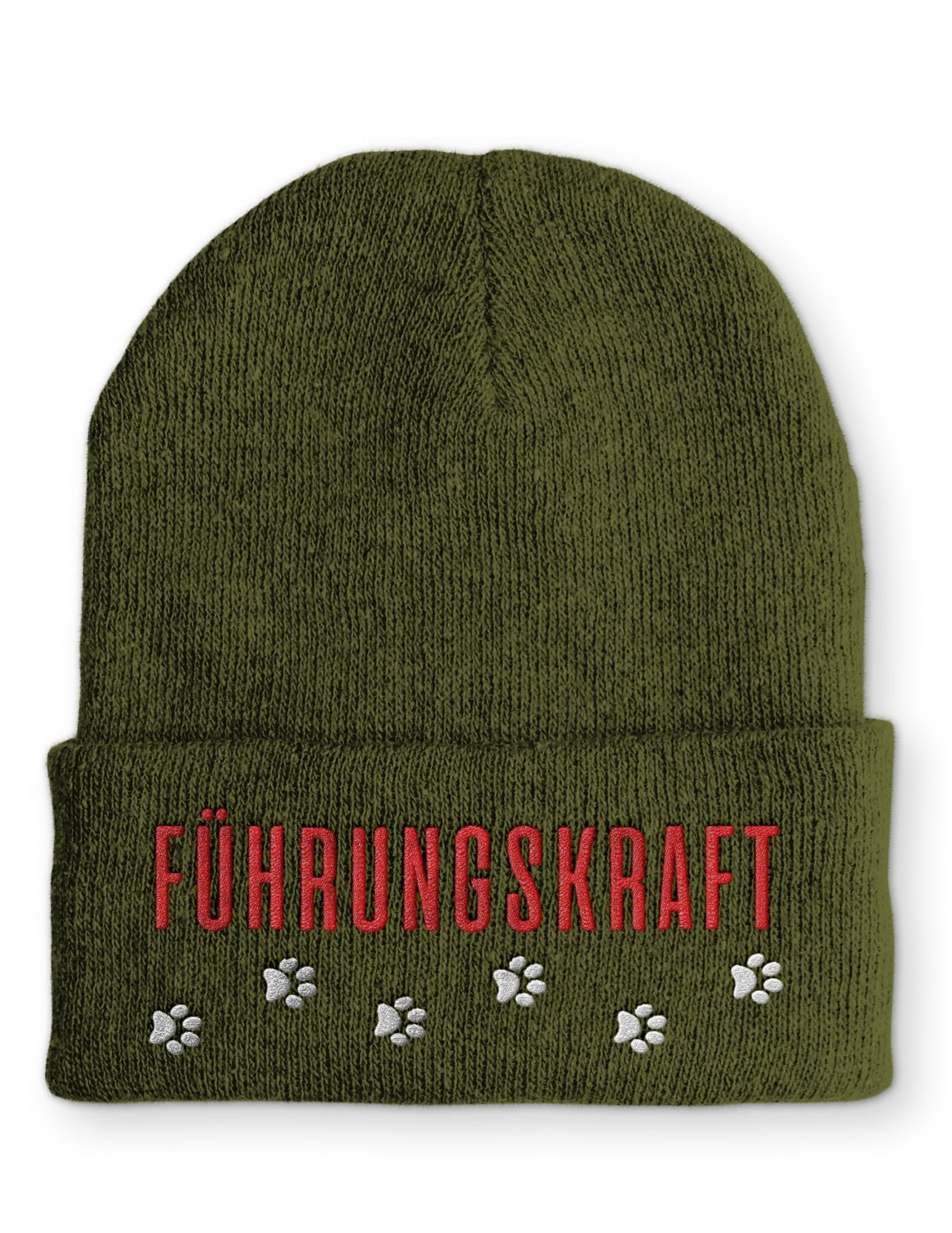 Führungskraft Hundefan Statement Beanie Mütze mit Spruch - tshirtladen - Mütze
