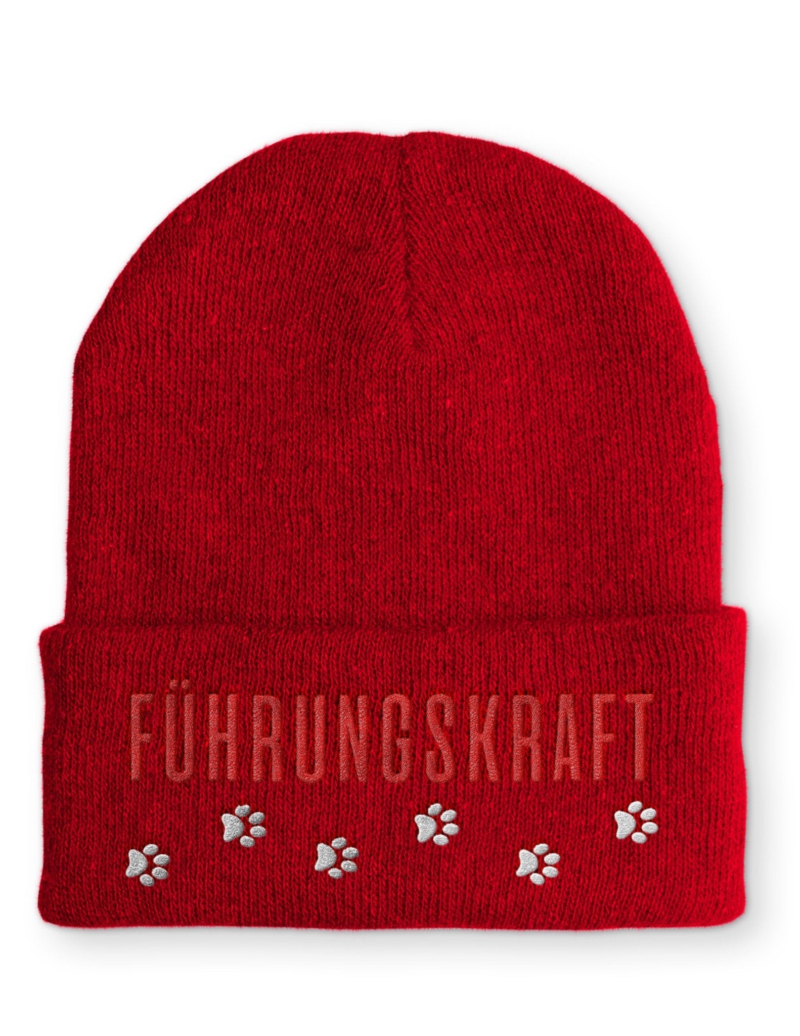 Führungskraft Hundefan Statement Beanie Mütze mit Spruch - tshirtladen - Mütze