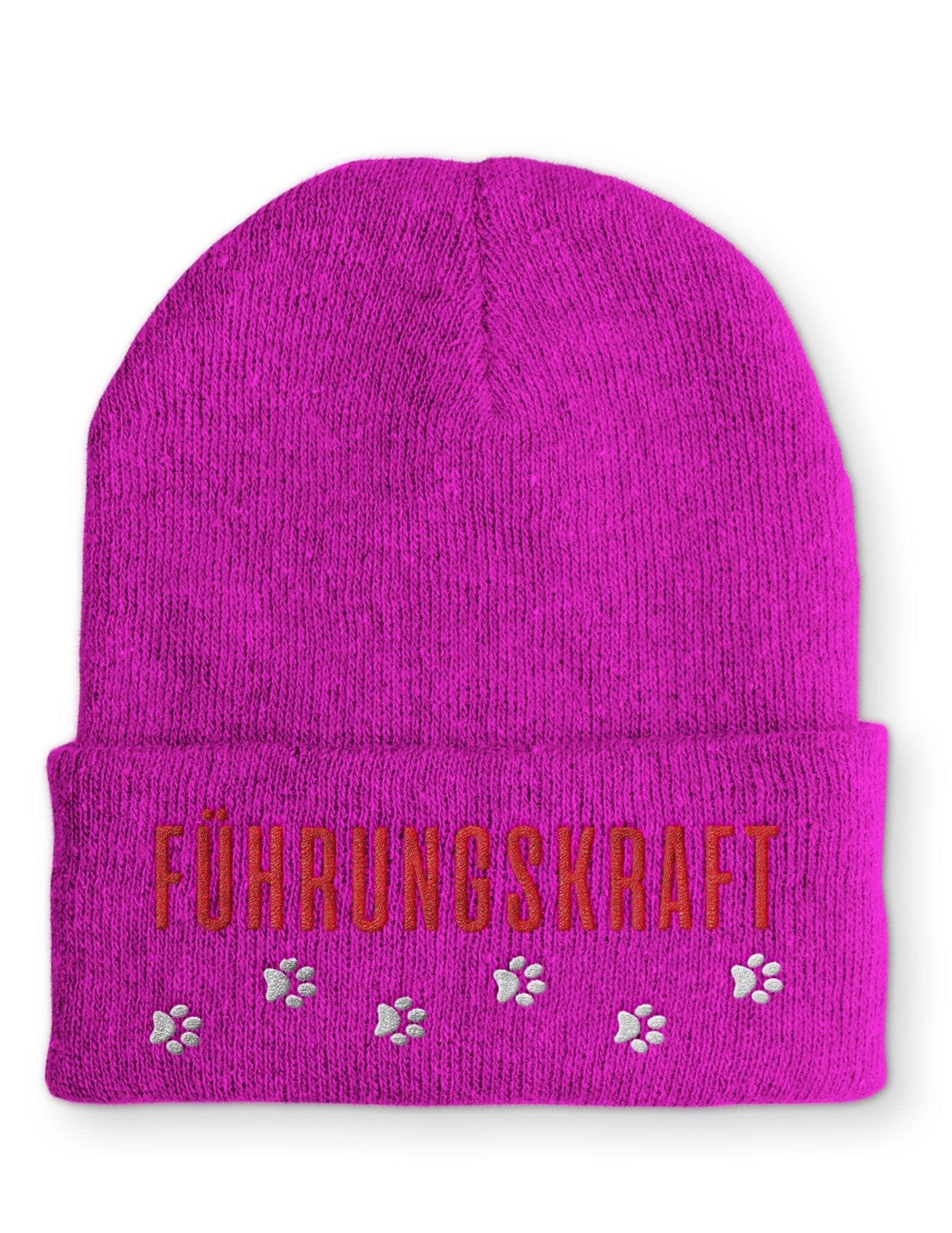 Führungskraft Hundefan Statement Beanie Mütze mit Spruch - tshirtladen - Mütze