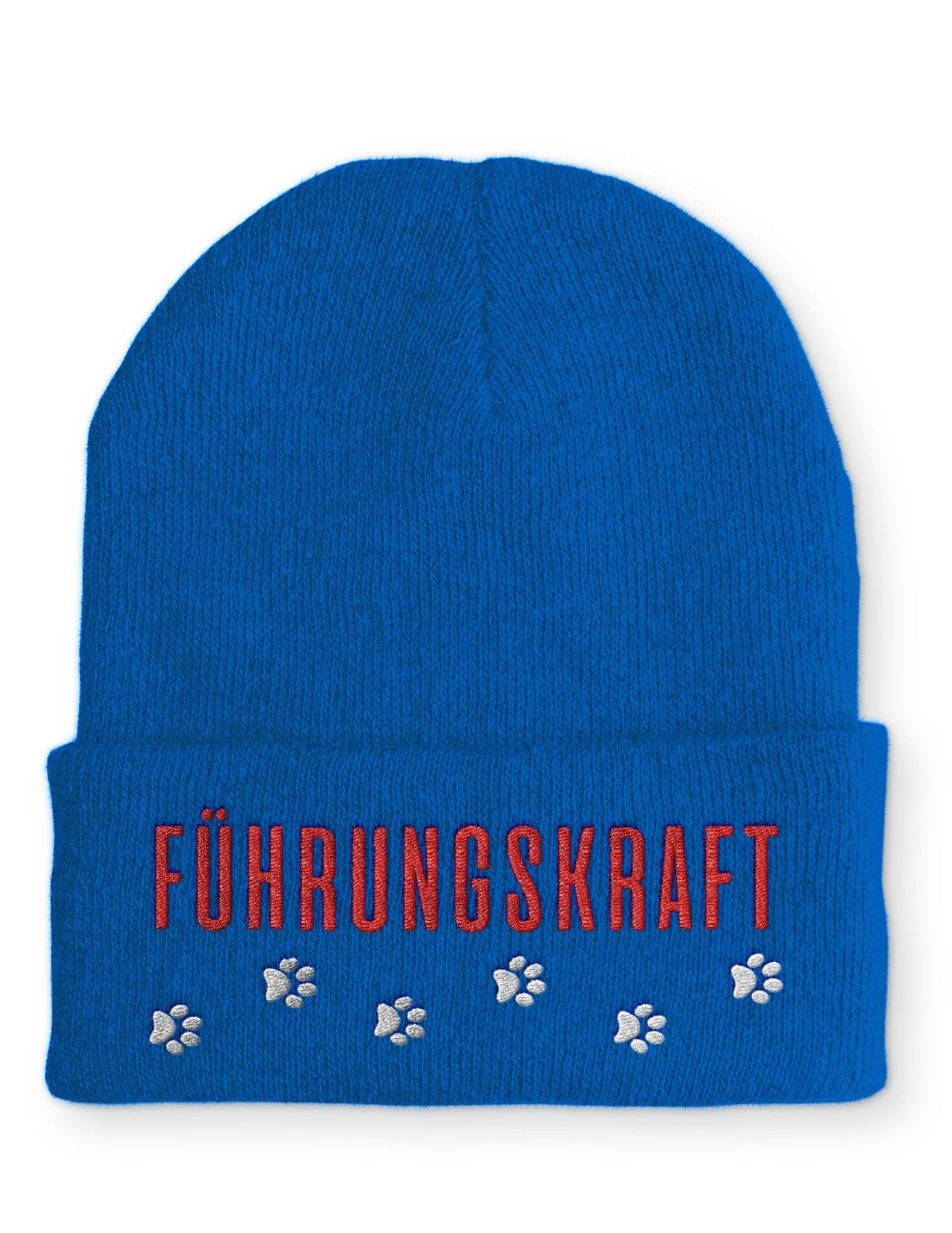 Führungskraft Hundefan Statement Beanie Mütze mit Spruch - tshirtladen - Mütze