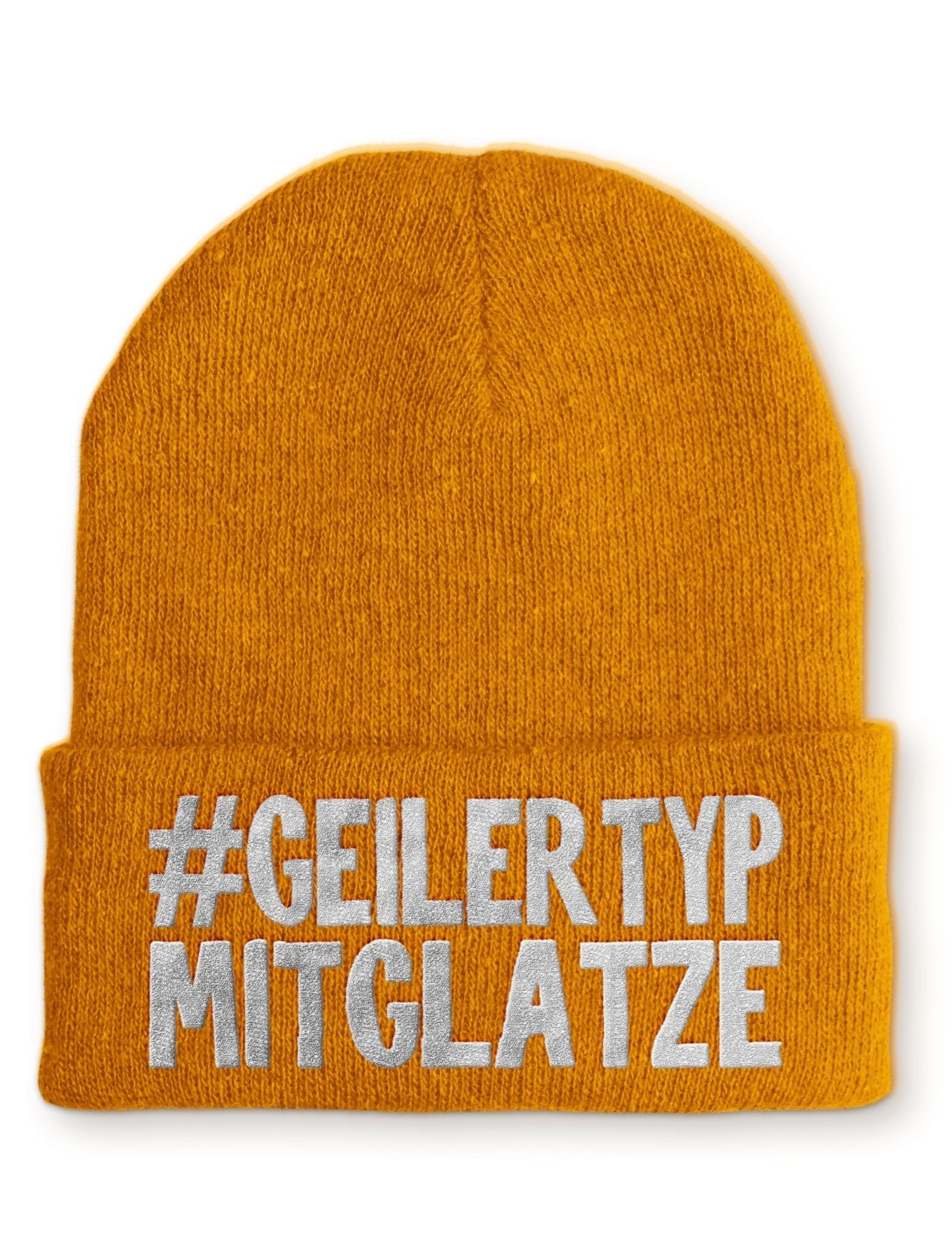 Geiler Typ mit Glatze Beanie Mütze mit Spruch - tshirtladen - Mütze