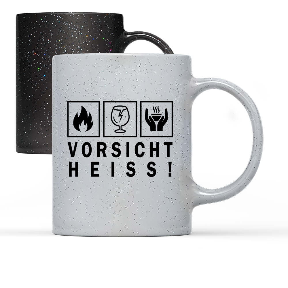 Tasse Magic Vorsicht heiss!