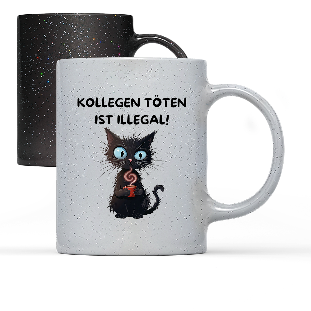 Tasse Magic Kollegen töten ist illegal
