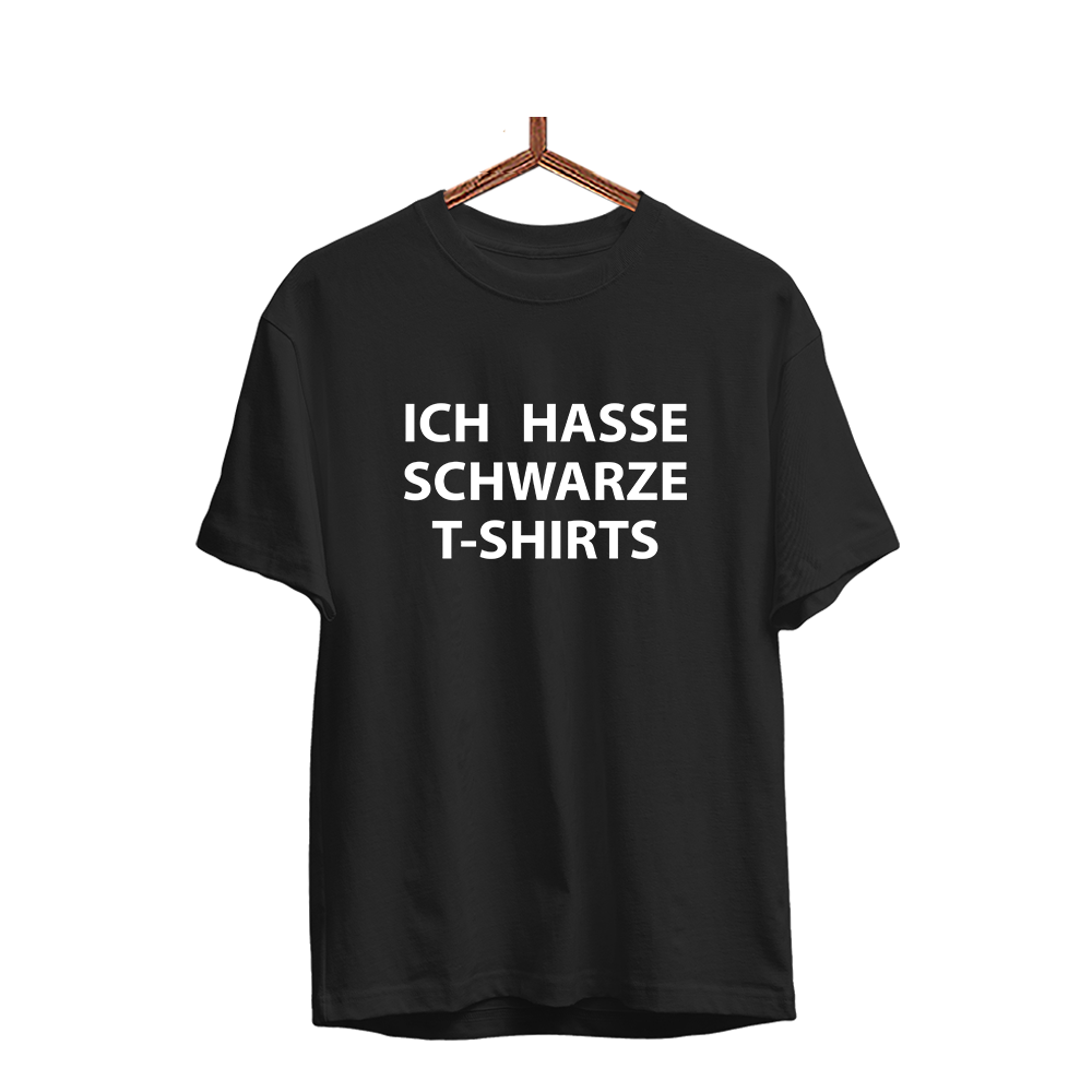 Herren T-Shirt Ich hasse schwarze T-Shirts