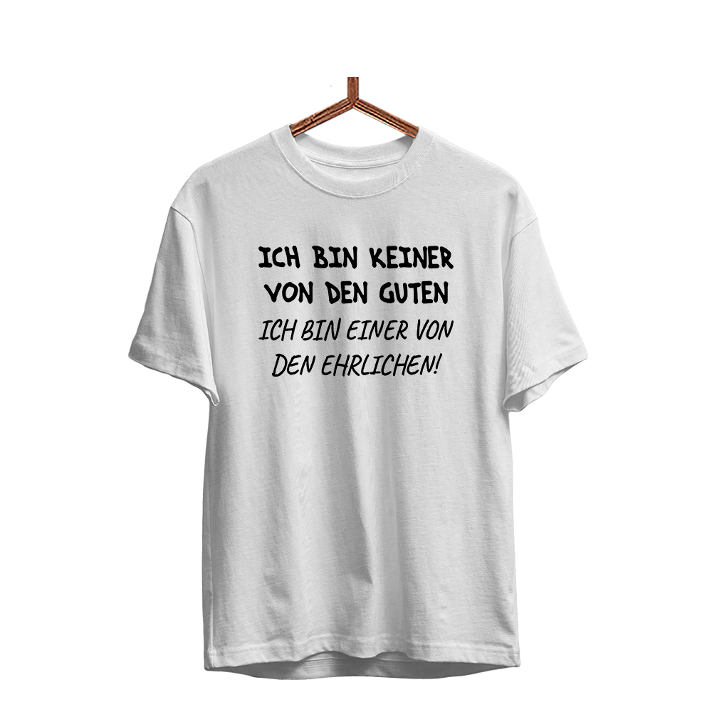 Herren T-Shirt Ich bin keiner von den guten - Schwarzer - Kaffee