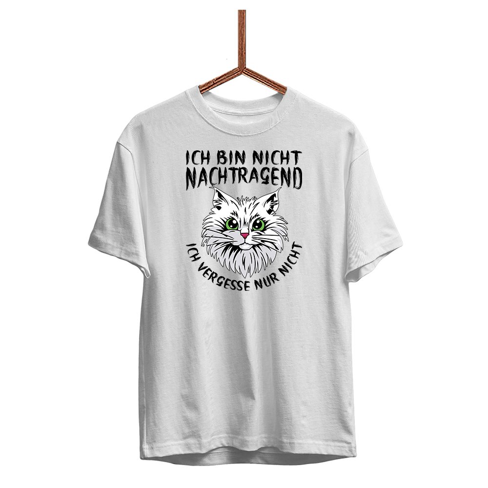 Herren T-Shirt Ich bin nicht nachtragend - Schwarzer - Kaffee