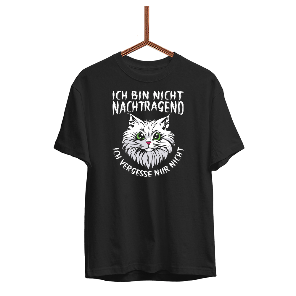 Herren T-Shirt Ich bin nicht nachtragend - Schwarzer - Kaffee
