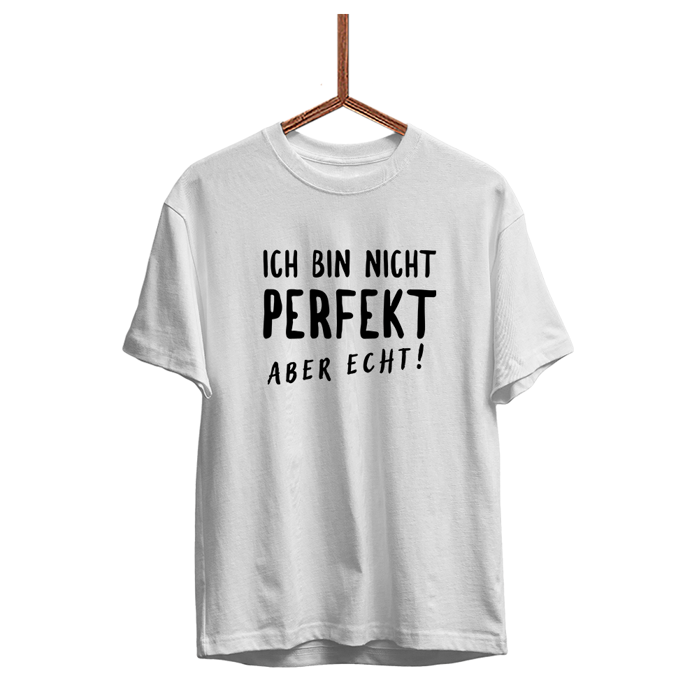 Herren T-Shirt Nicht Perfekt - Schwarzer - Kaffee