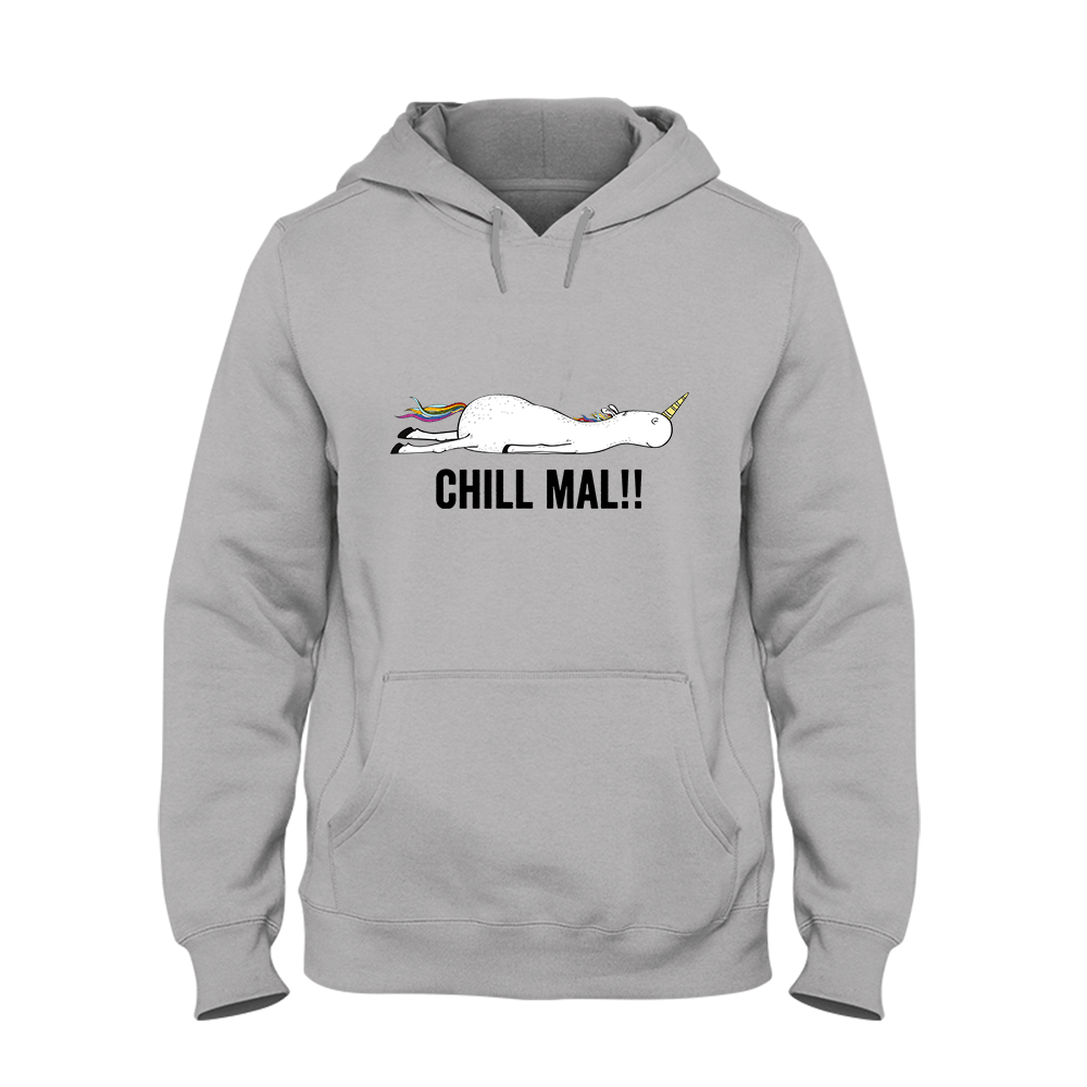 Hoodie Unisex Chill mal - Schwarzer - Kaffee