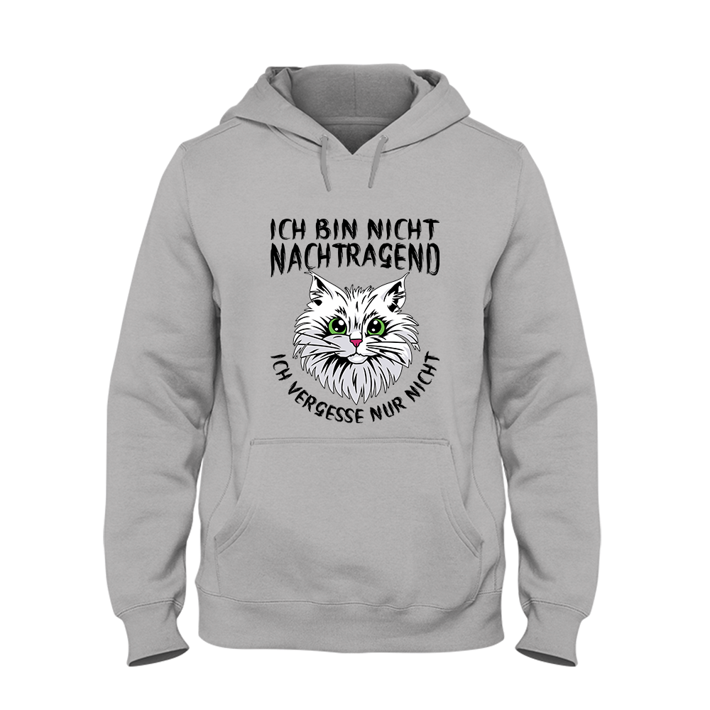 Hoodie Unisex Ich bin nicht nachtragend - Schwarzer - Kaffee