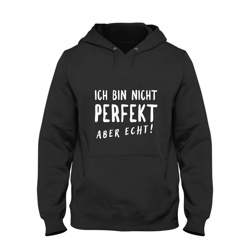 Hoodie Unisex Nicht Perfekt - Schwarzer - Kaffee