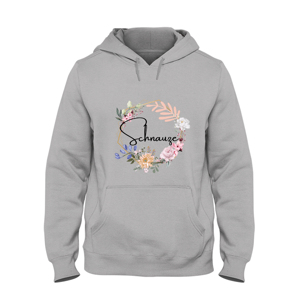 Hoodie Unisex Schnauze - Schwarzer - Kaffee