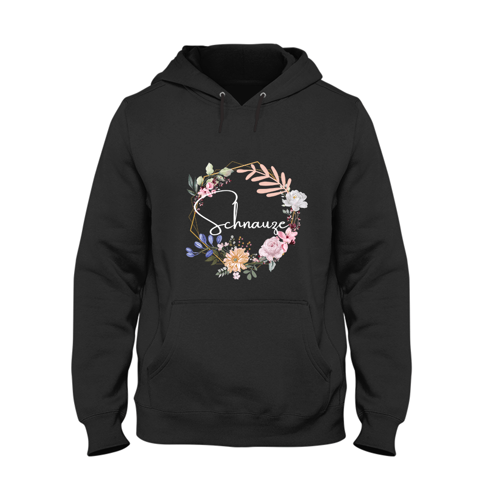 Hoodie Unisex Schnauze - Schwarzer - Kaffee