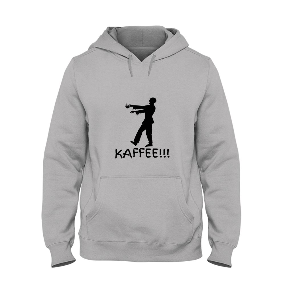 Hoodie Unisex Zombie Kaffee - Schwarzer - Kaffee