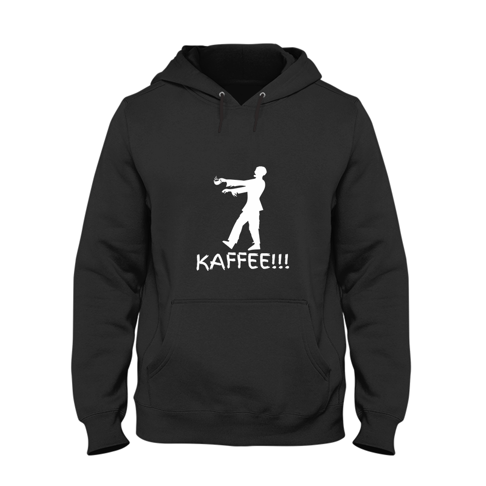 Hoodie Unisex Zombie Kaffee - Schwarzer - Kaffee