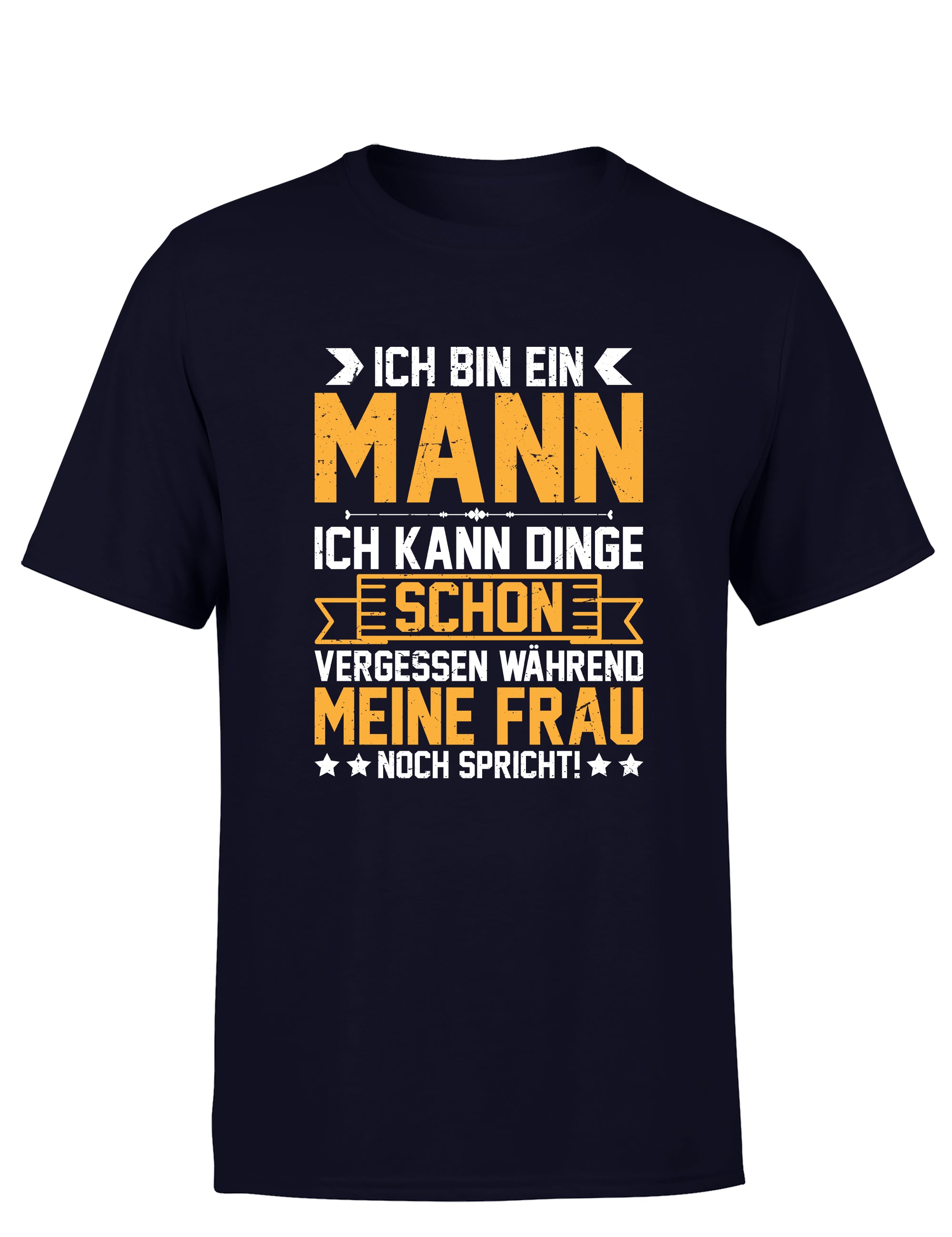 Ich bin ein Mann ich kann Dinge schon vergessen Herren T-Shirt - S / Navy - T-Shirt