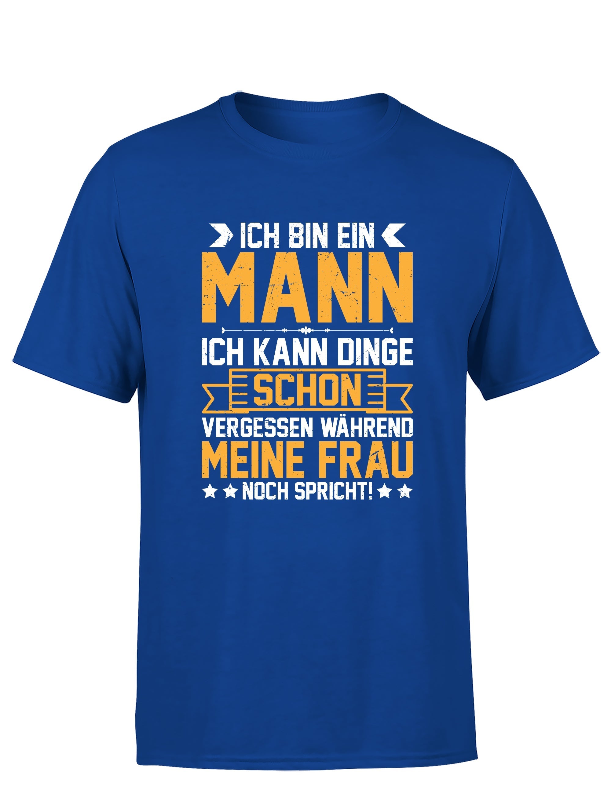 Ich bin ein Mann ich kann Dinge schon vergessen Herren T-Shirt - S / Royal - T-Shirt