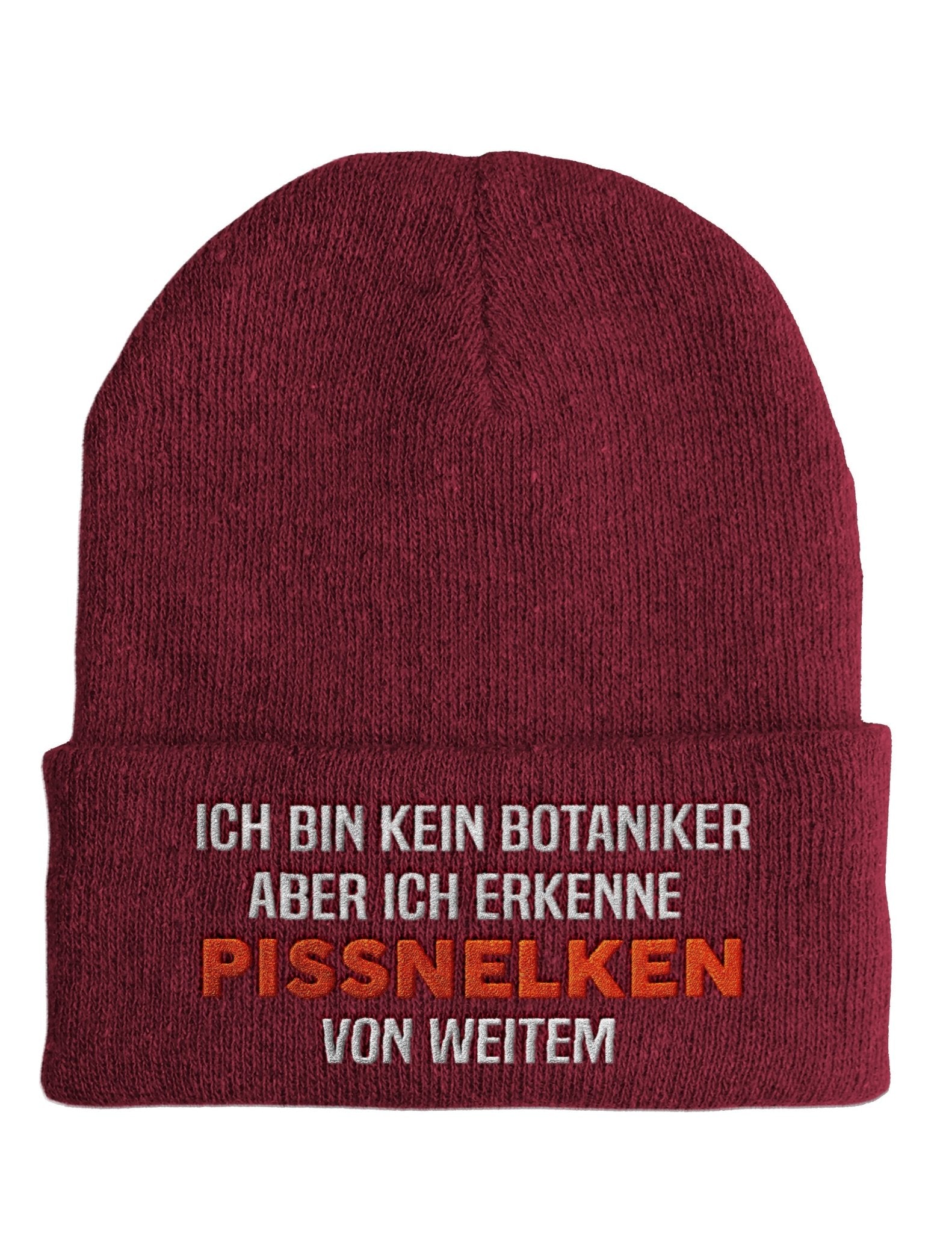 Ich bin kein Botaniker - Beanie - Mütze mit Spruch - tshirtladen - Mütze