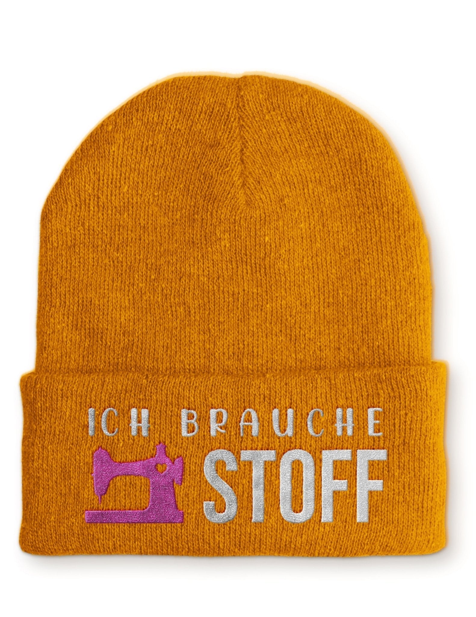 Ich brauche Stoff Keller Beanie Mütze mit Spruch - tshirtladen - Mütze