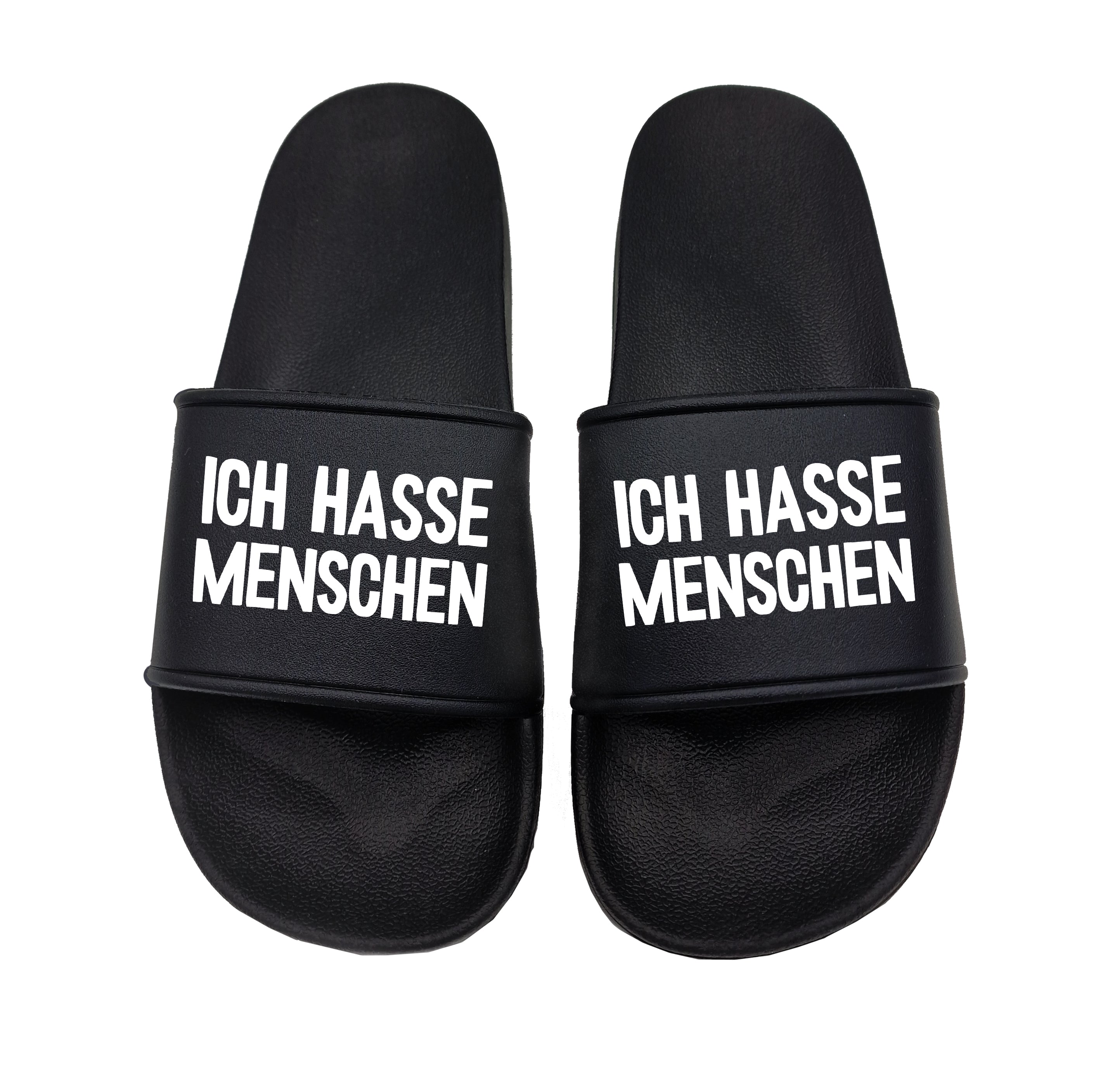 Badeschuhe Ich hasse Menschen