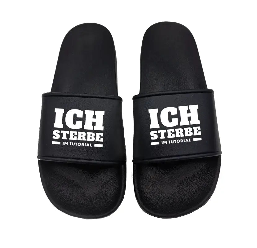 Badeschuhe Ich sterbe im Tutorial