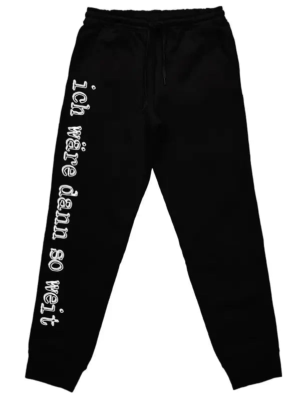 Ich wäre dann so weit Jogginghose mit lustigem Spruch - tshirtladen -