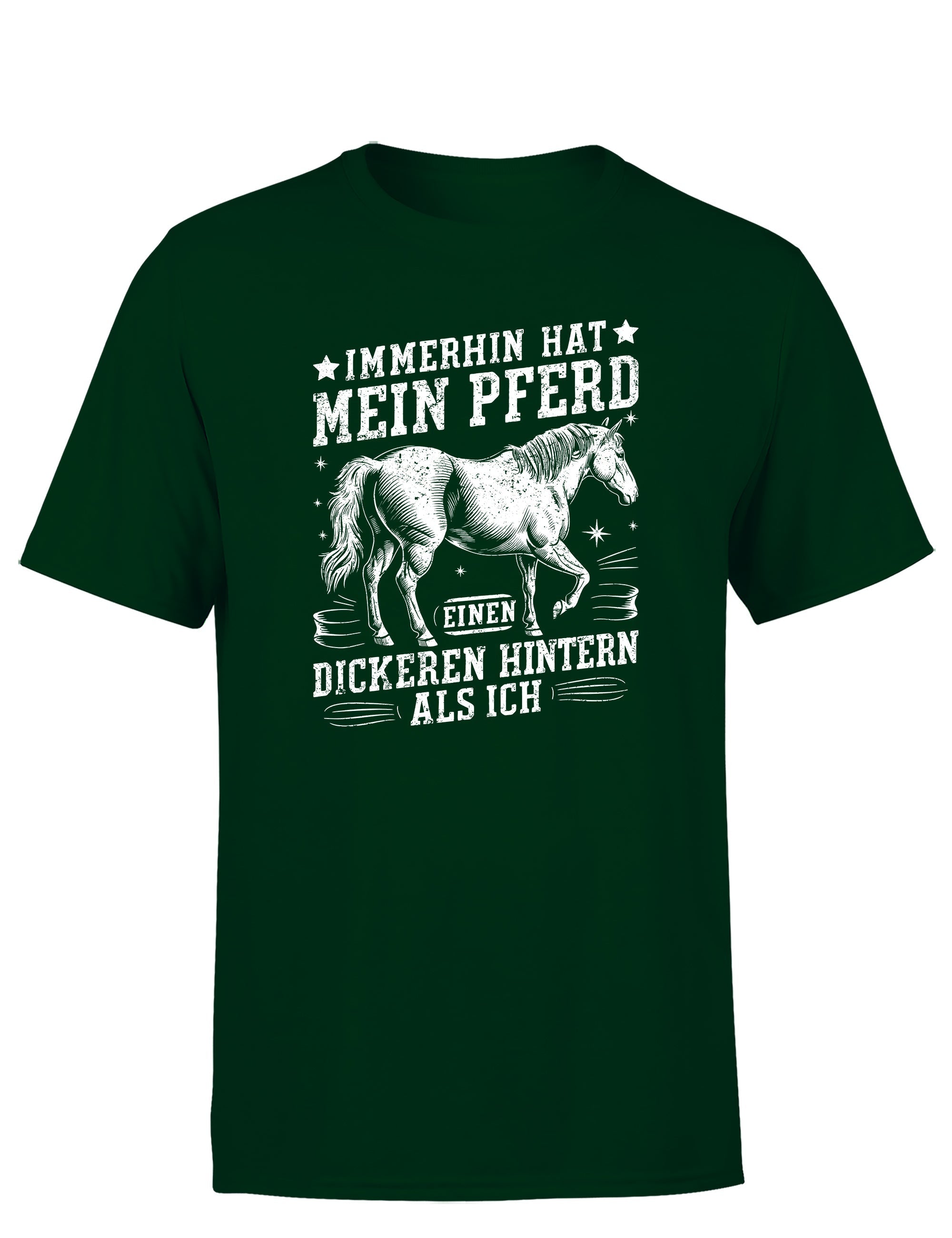Immerhin hat mein Pferd einen dickeren Hintern als ich Statement Herren T-Shirt - tshirtladen