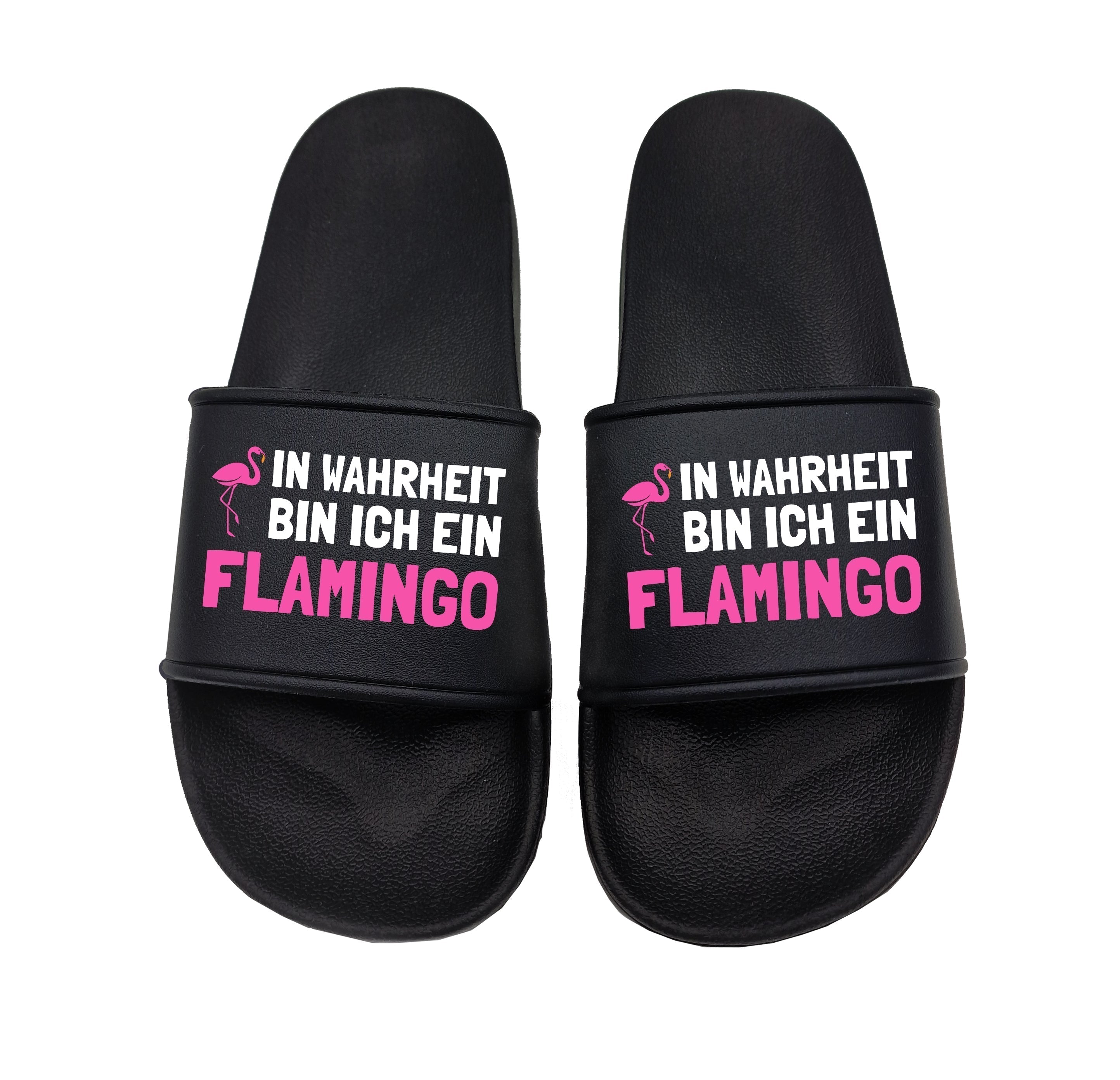 Badeschuhe In Wahrheit bin ich ein Flamingo