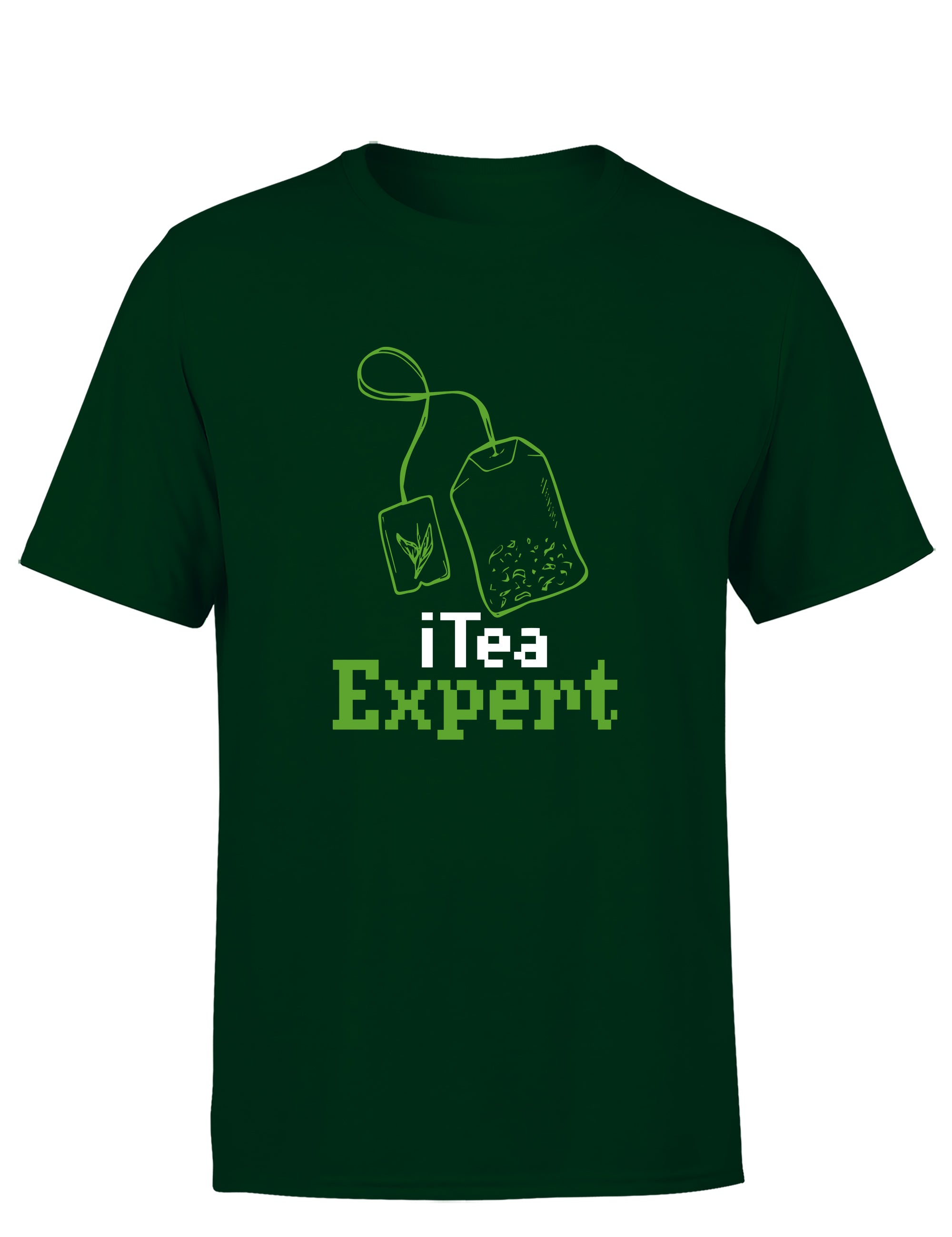 iTea Expert Herren T-Shirt - S / Dunkelgrün - T-Shirt