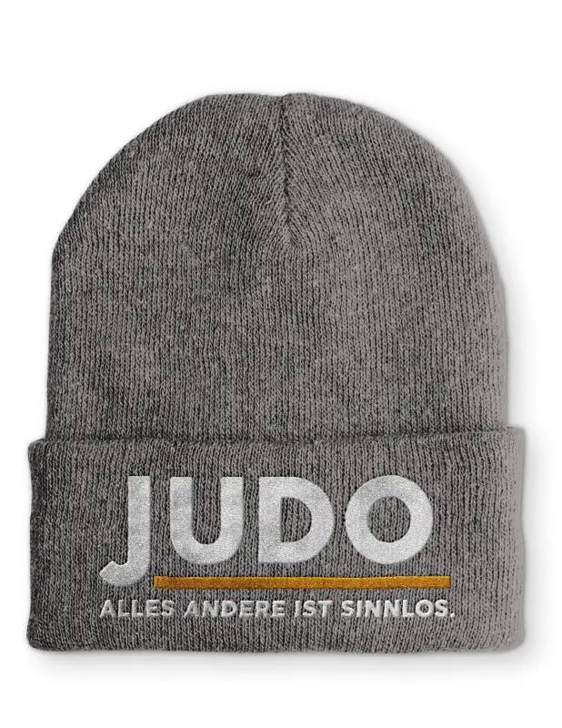 Judo Alles andere ist sinnlos. Statement Beanie Mütze mit Spruch - tshirtladen - Mütze