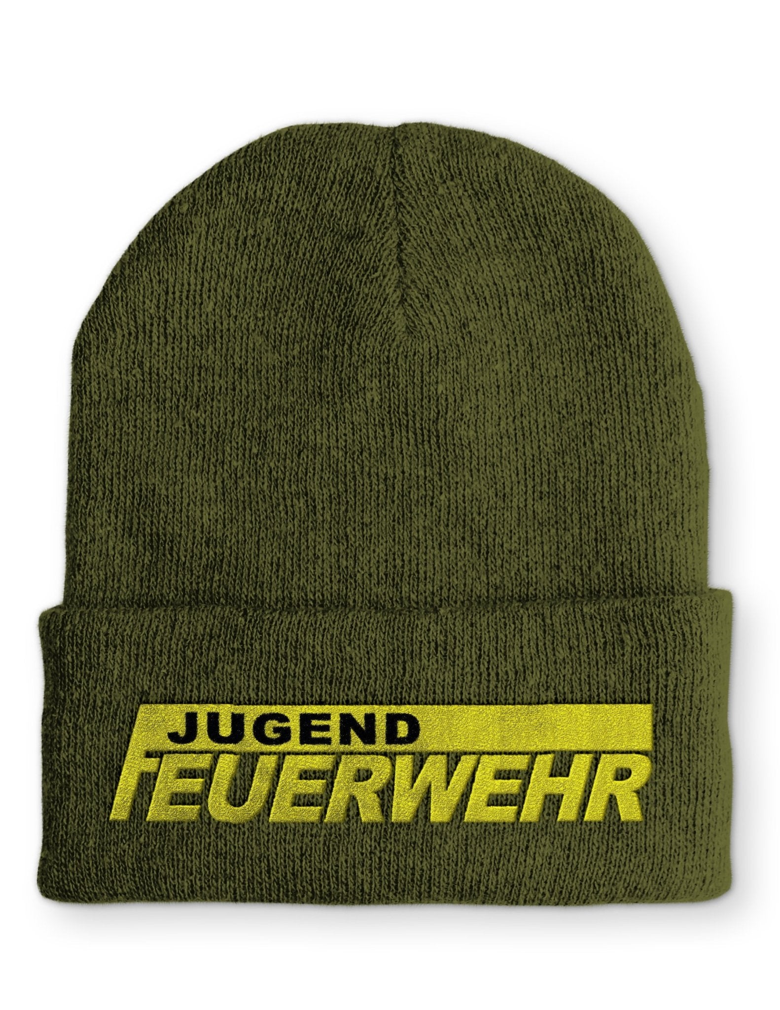 Jugendfeuerwehr Keller Beanie Mütze mit Spruch - tshirtladen - Mütze
