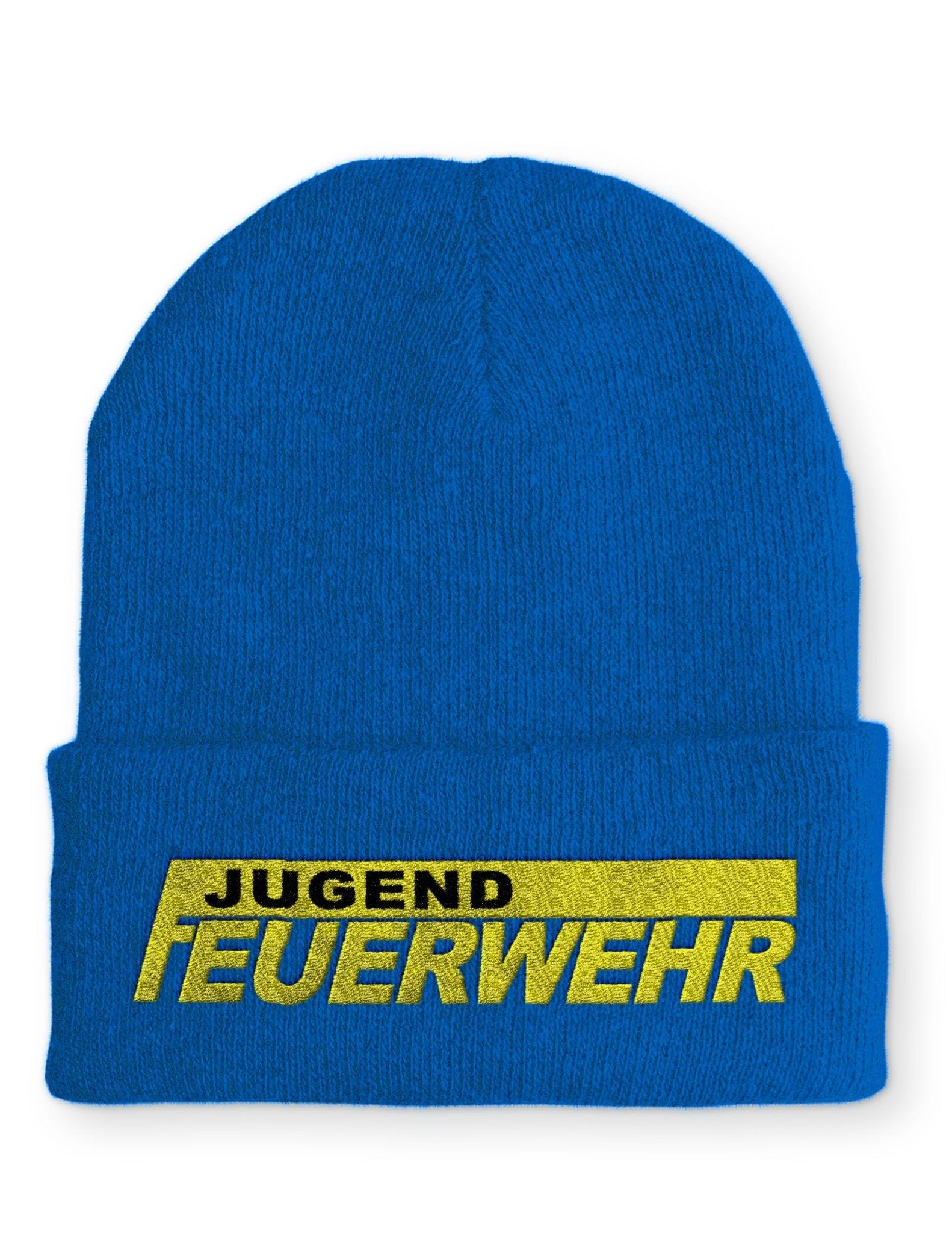 Jugendfeuerwehr Keller Beanie Mütze mit Spruch - tshirtladen - Mütze