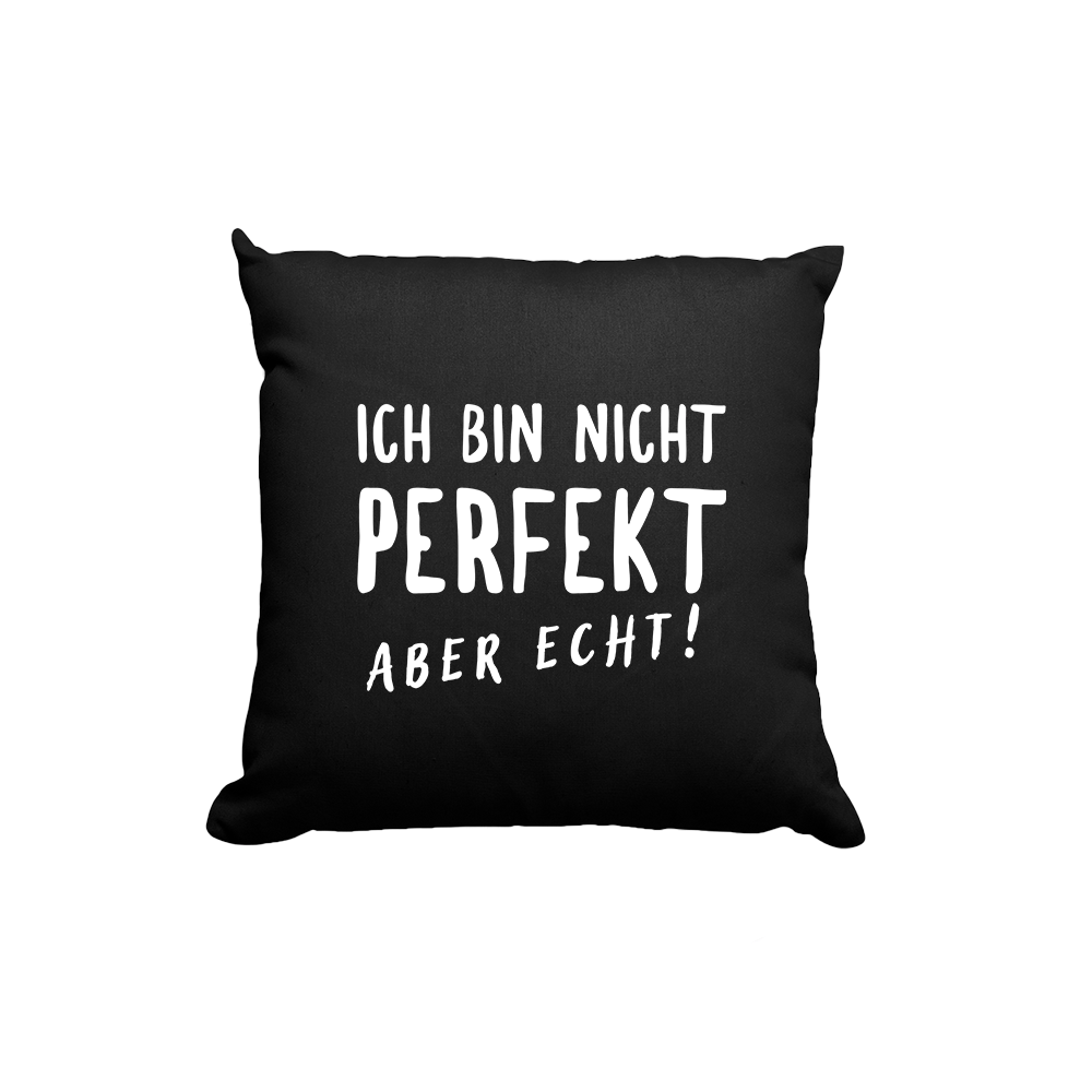 Kissen Nicht Perfekt - Schwarzer - Kaffee