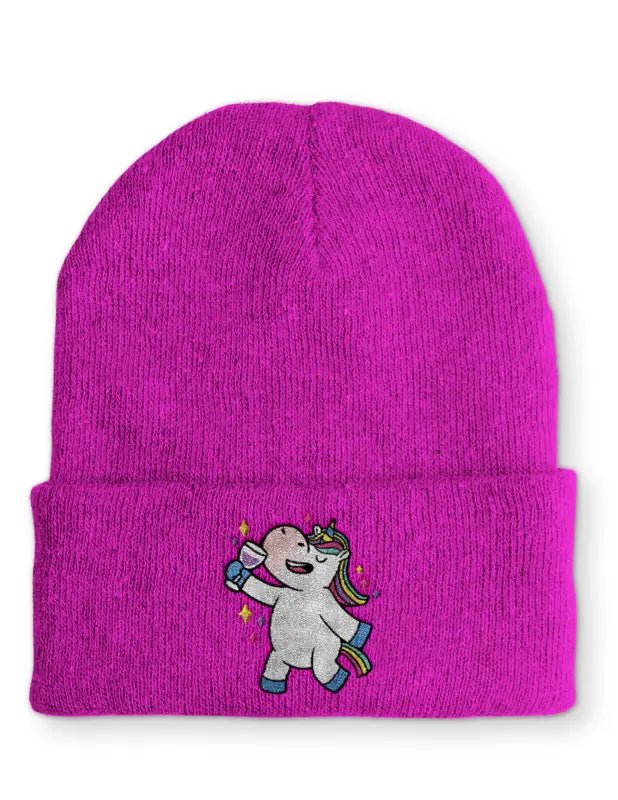 Kopie von Einhorn Poop Statement Beanie Mütze mit Spruch - tshirtladen - Mütze