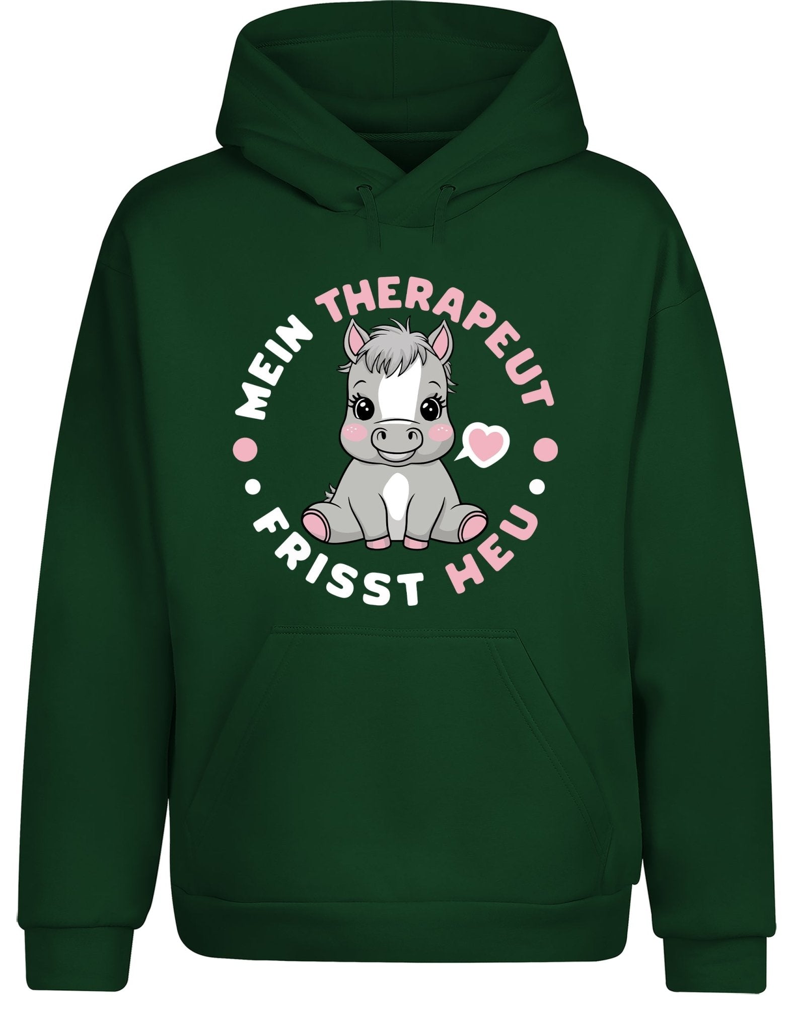 Mein Therapeut frisst Heu Hoodie Kapuzenpullover Unisex - tshirtladen - Hoodie