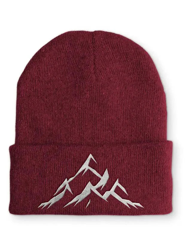 Mountains Berge Outdoor Statement Beanie Mütze mit Spruch - tshirtladen - Mütze