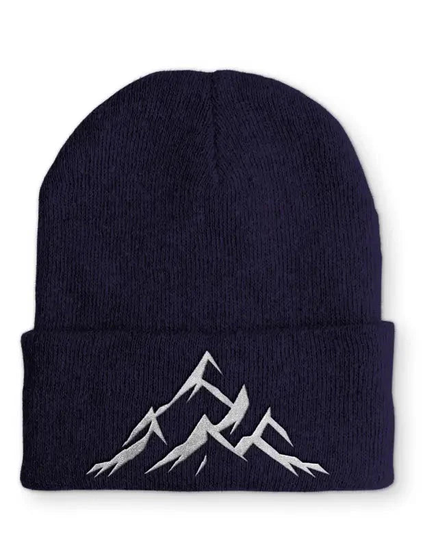 Mountains Berge Outdoor Statement Beanie Mütze mit Spruch - tshirtladen - Mütze