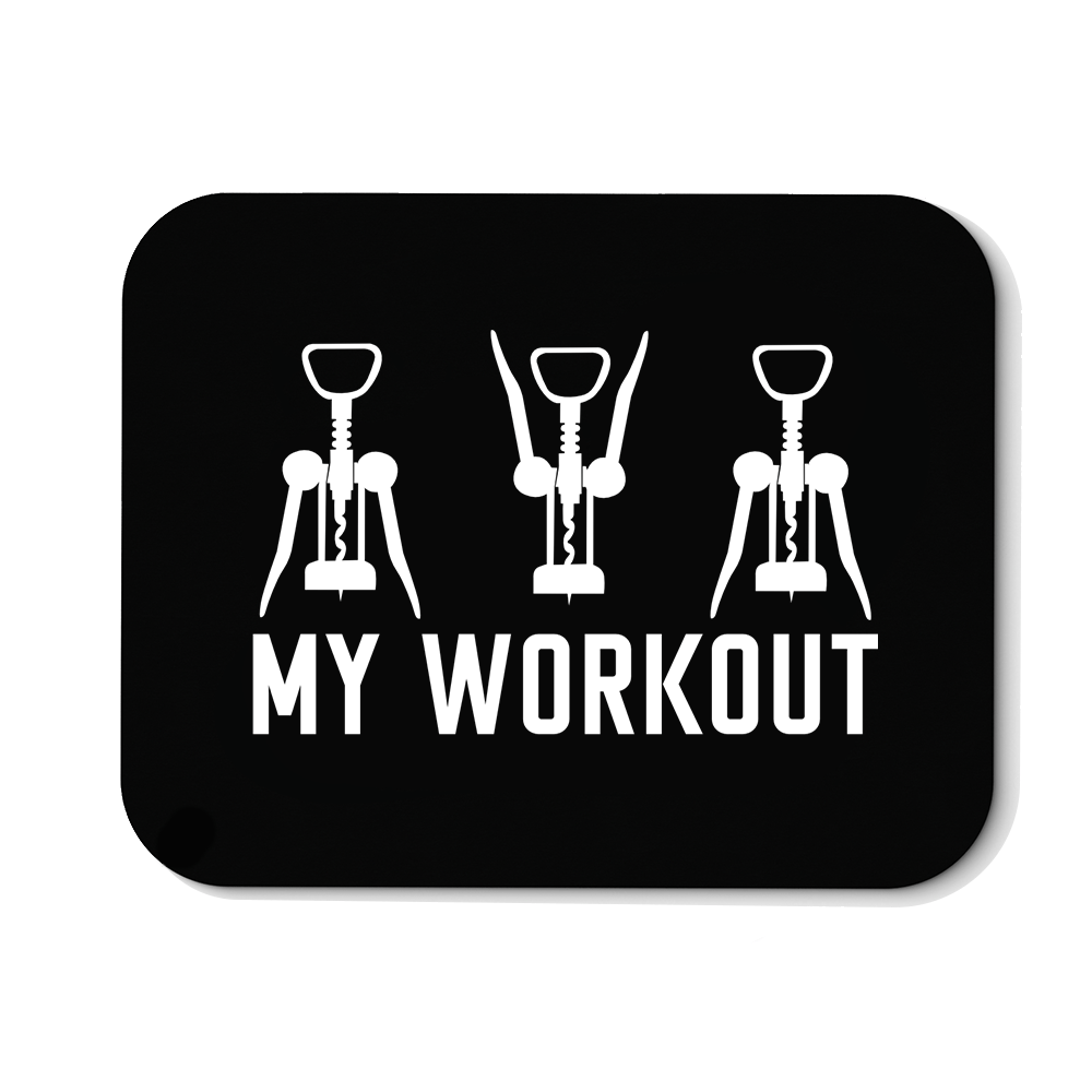 Mousepad My Workout - Schwarzer - Kaffee