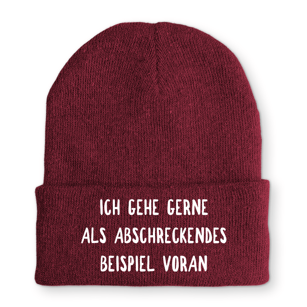 Mütze Abschreckendes Beispiel - Schwarzer - Kaffee