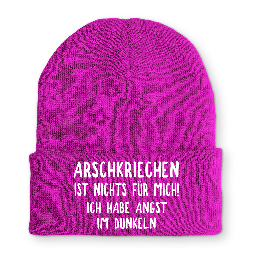 Mütze Arschkriechen ist nichts für mich! - Schwarzer - Kaffee