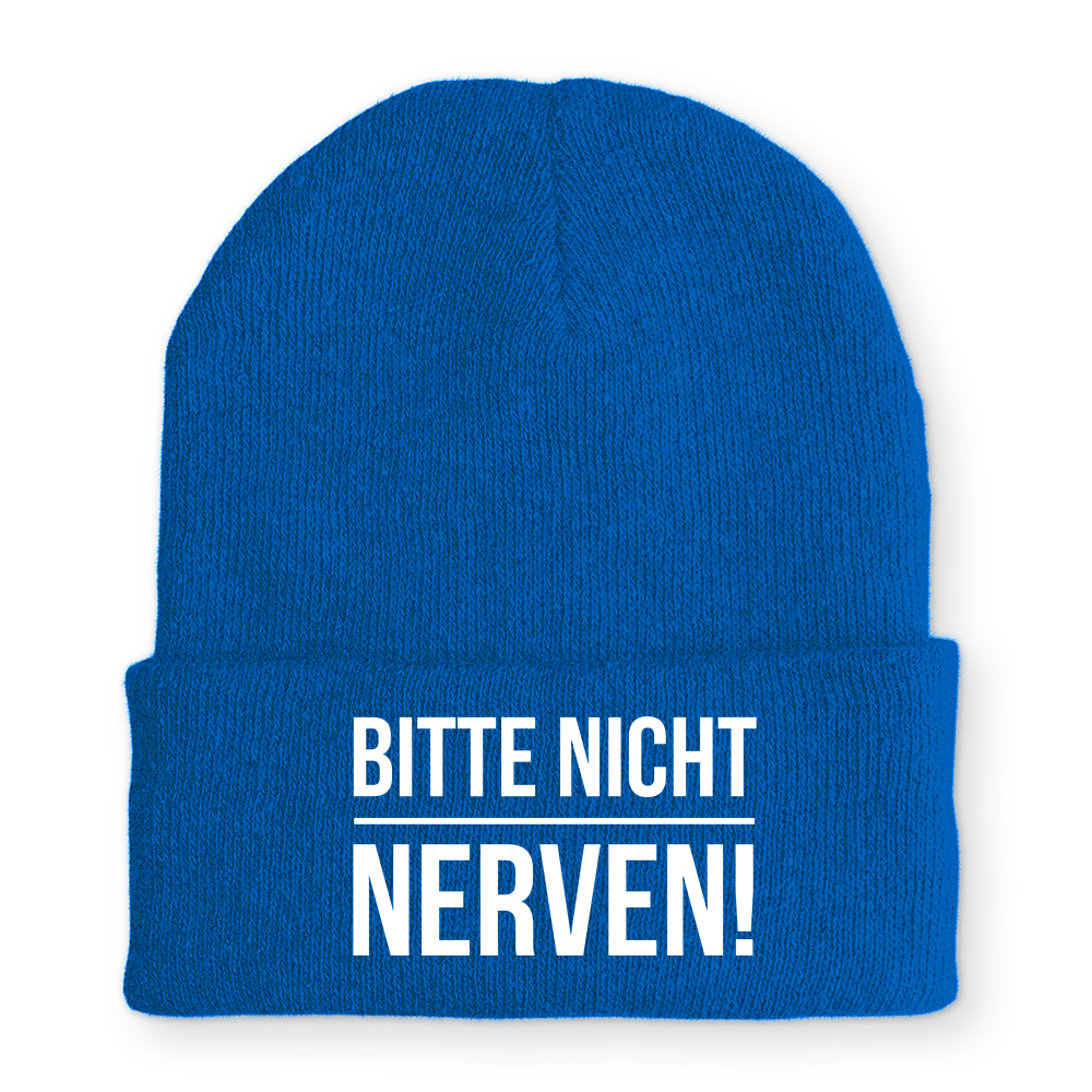 Mütze Bitte nicht nerven - Schwarzer - Kaffee