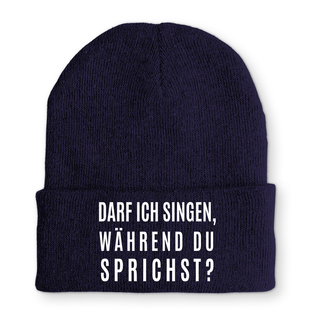 Mütze darf ich singen, während du sprichst? - Schwarzer - Kaffee
