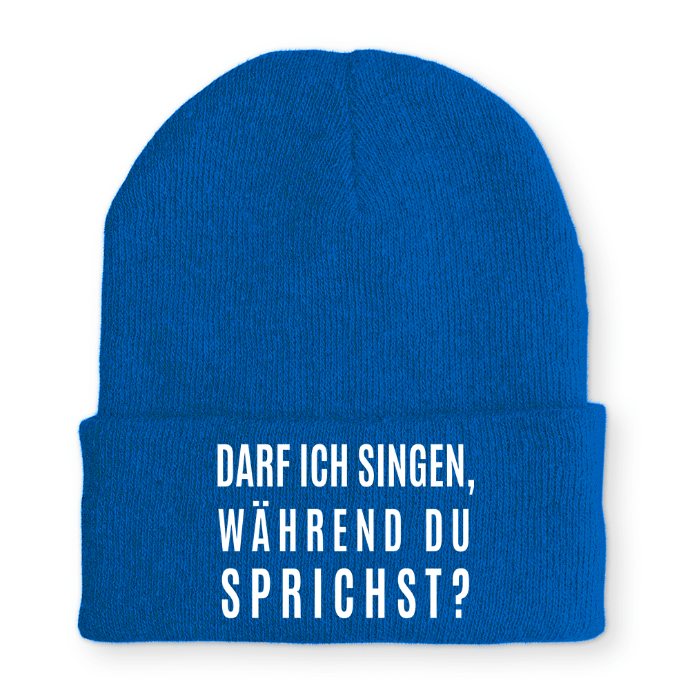 Mütze darf ich singen, während du sprichst? - Schwarzer - Kaffee