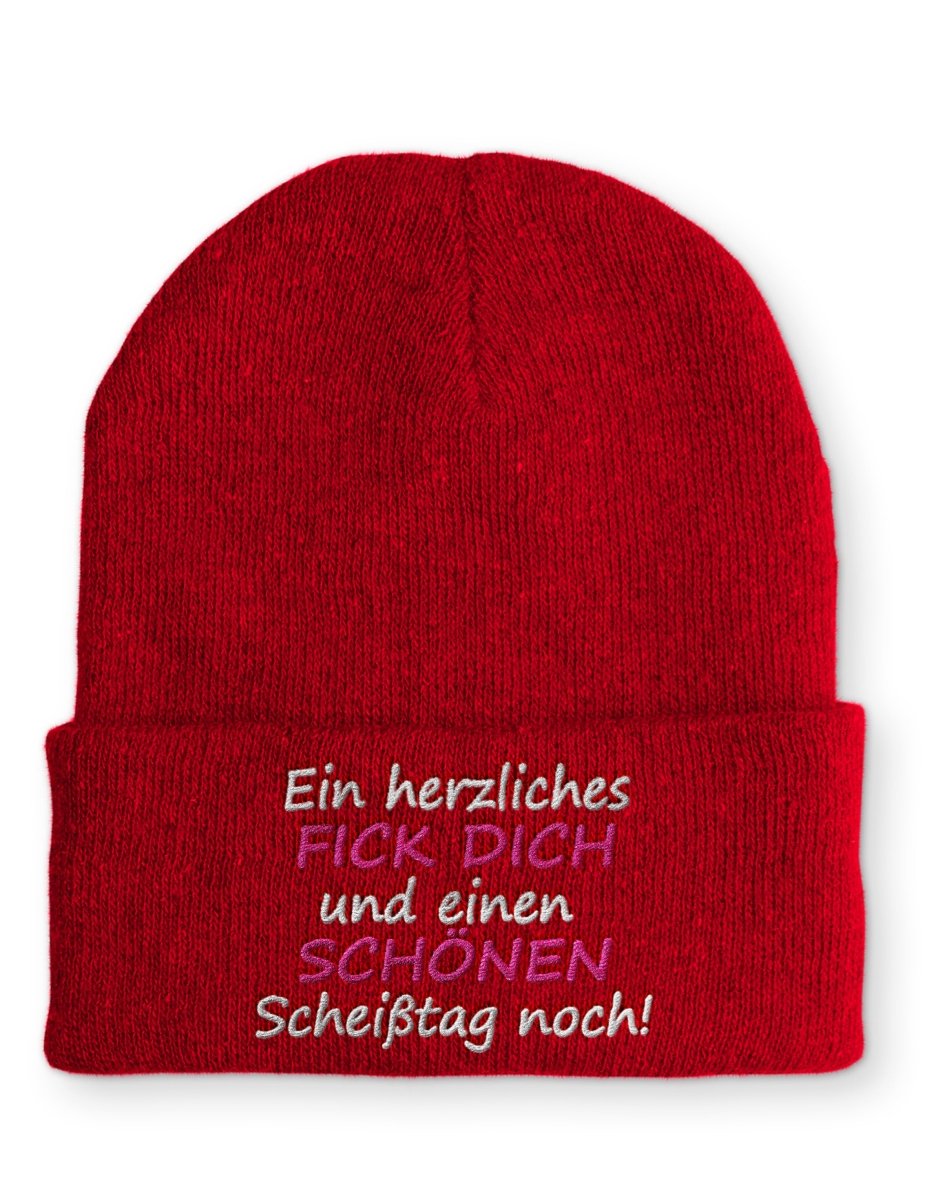 Mütze Ein herzliches FICK DICH und einen SCHÖNEN Scheißtag noch! - Schwarzer - Kaffee