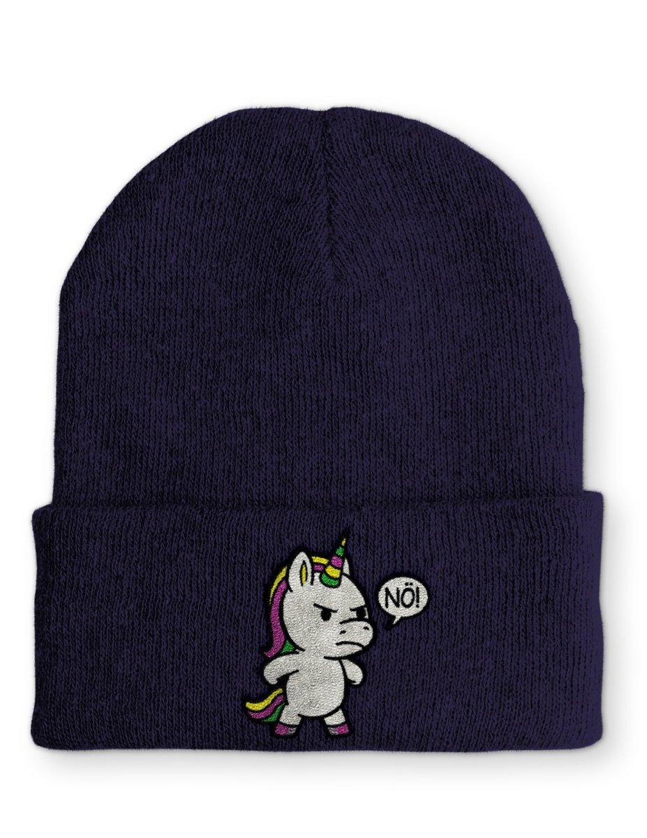 Mütze Einhorn Nö - Schwarzer - Kaffee